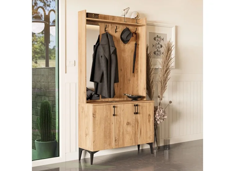 Έπιπλο Εισόδου Inca 5100, 105x35x198 εκ.,All4home