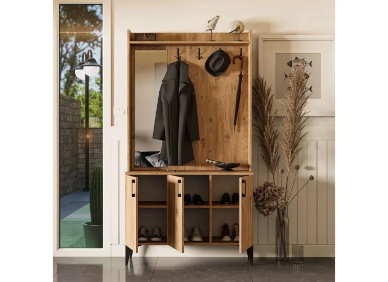 Έπιπλο Εισόδου Inca 5100, 105x35x198 εκ.,All4home