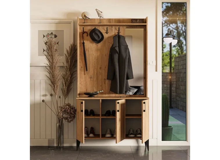 Έπιπλο Εισόδου Inca 5101, 105x35x198 εκ.,All4home