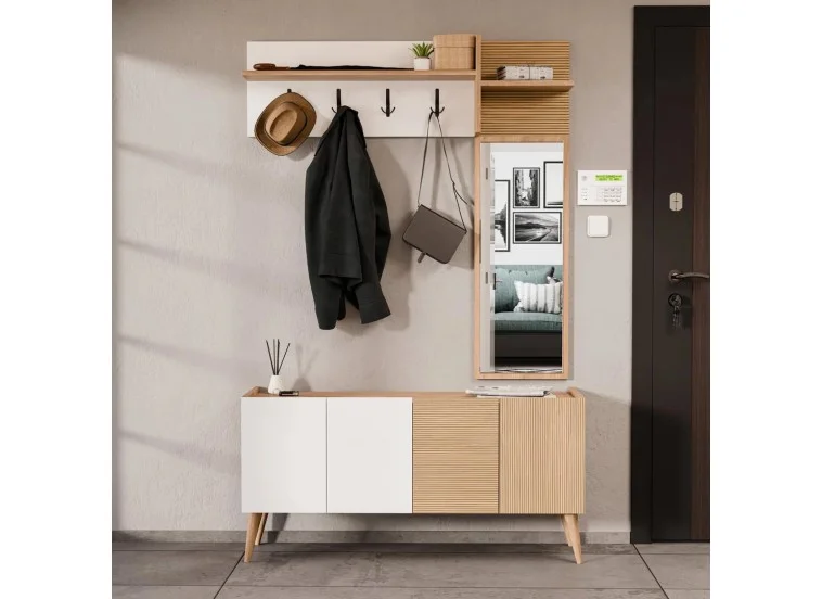 Έπιπλο Εισόδου Theo 5061,119,20x35x58 εκ.,All4home