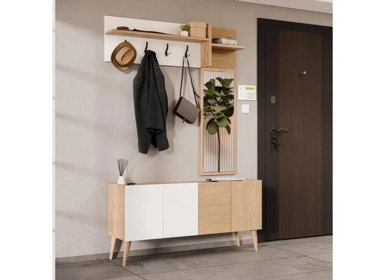 Έπιπλο Εισόδου Theo 5061,119,20x35x58 εκ.,All4home