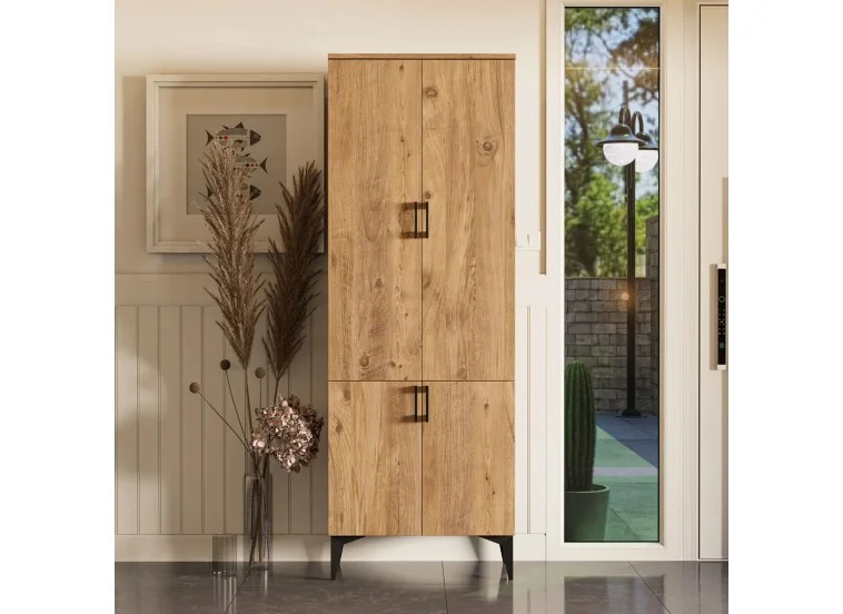 Έπιπλο Εισόδου Inca 5104, 70x35x198 εκ.,All4home