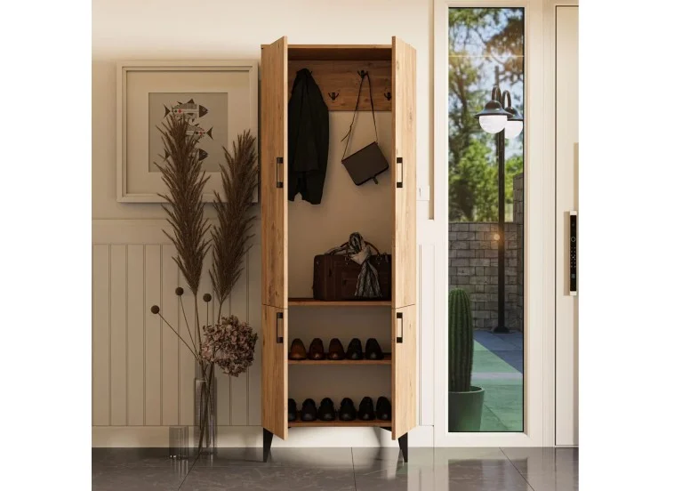 Έπιπλο Εισόδου Inca 5104, 70x35x198 εκ.,All4home