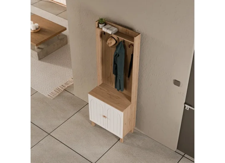 Έπιπλο Εισόδου Rapsody 5072, 70x35x195 εκ.,All4home