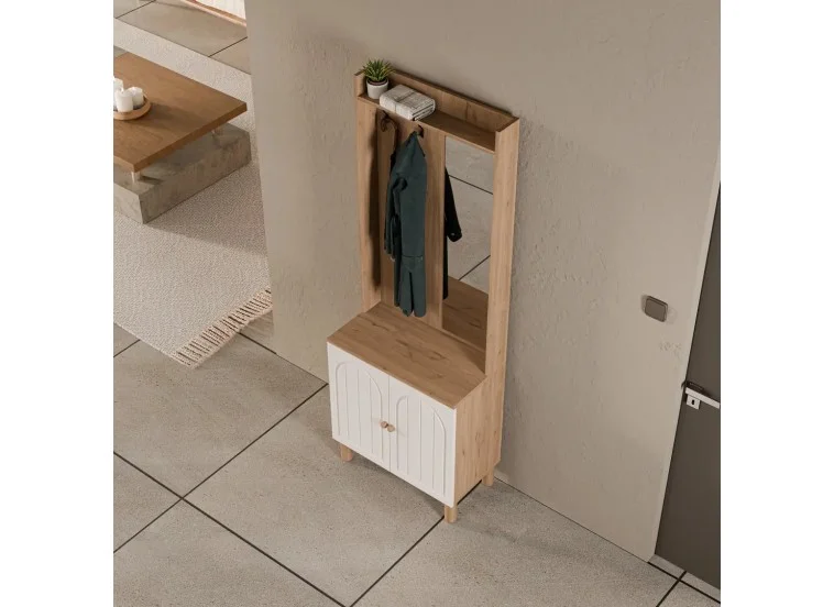 Έπιπλο Εισόδου Rapsody 5076, 70x35x195 εκ.,All4home