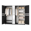 Ντουλάπα Stillo-Smart Home, 169/52/201 εκ, Genomax