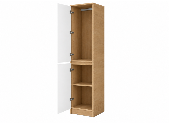 Ντουλάπα μονόφυλλη, 45/52/200 εκ., Modul 934, Genomax