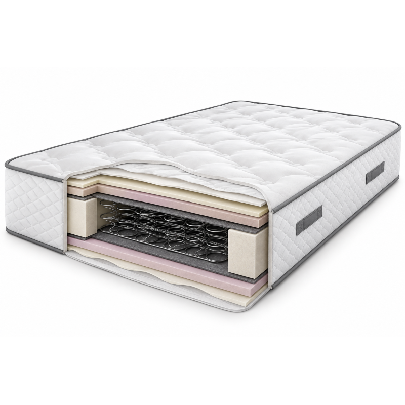 Στρώμα διπλό Comfort 160/200/27 εκ., Genomax