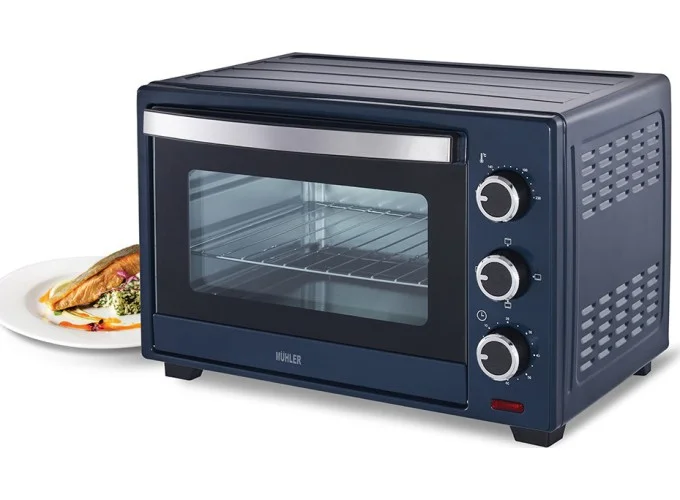 Ηλεκτρικό Φουρνάκι 25lt Χωρίς Εστίες Blue, MN-2509, Muhler 