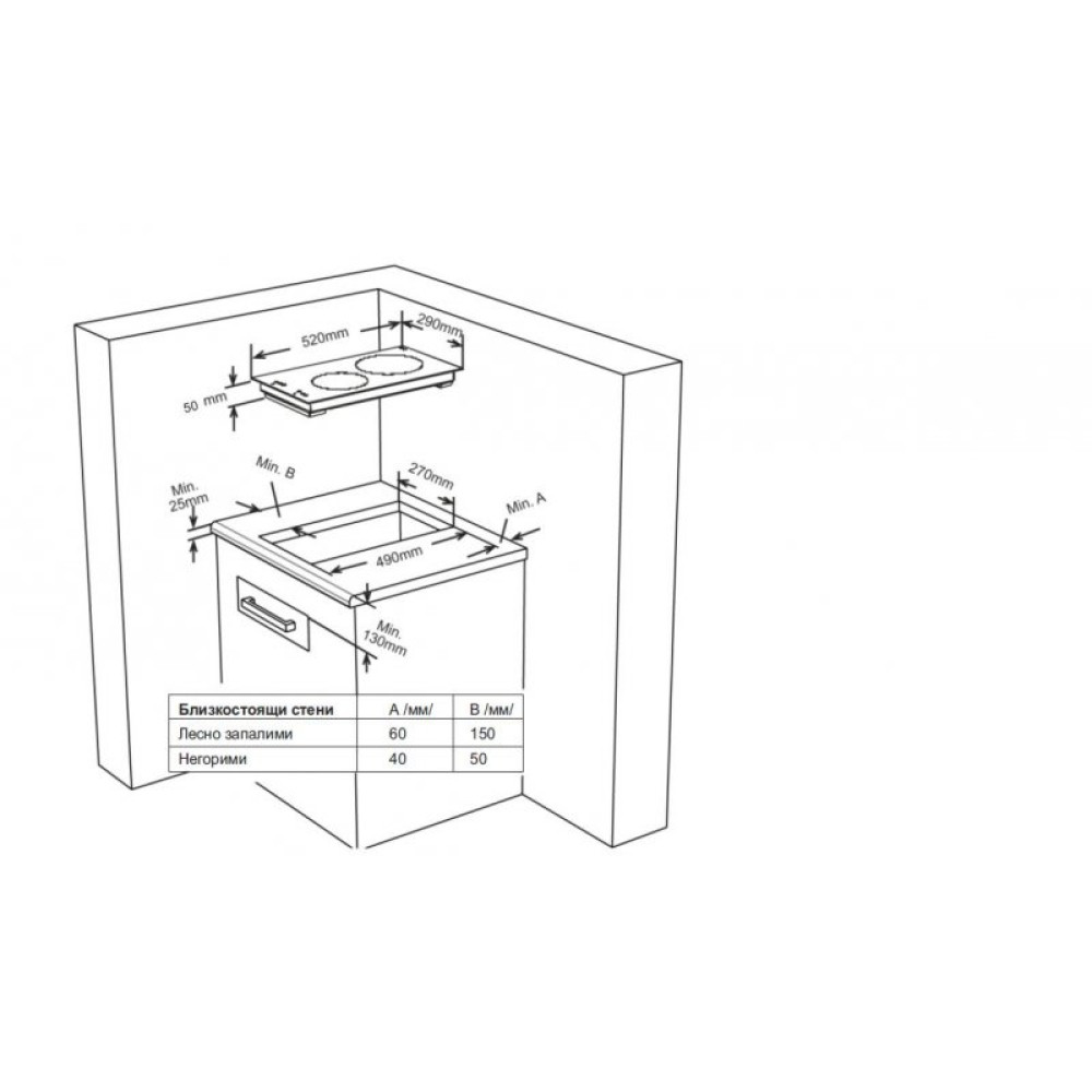 Eστία Εντοιχιζόμενη Κεραμική,  FXVT 322D, Finlux