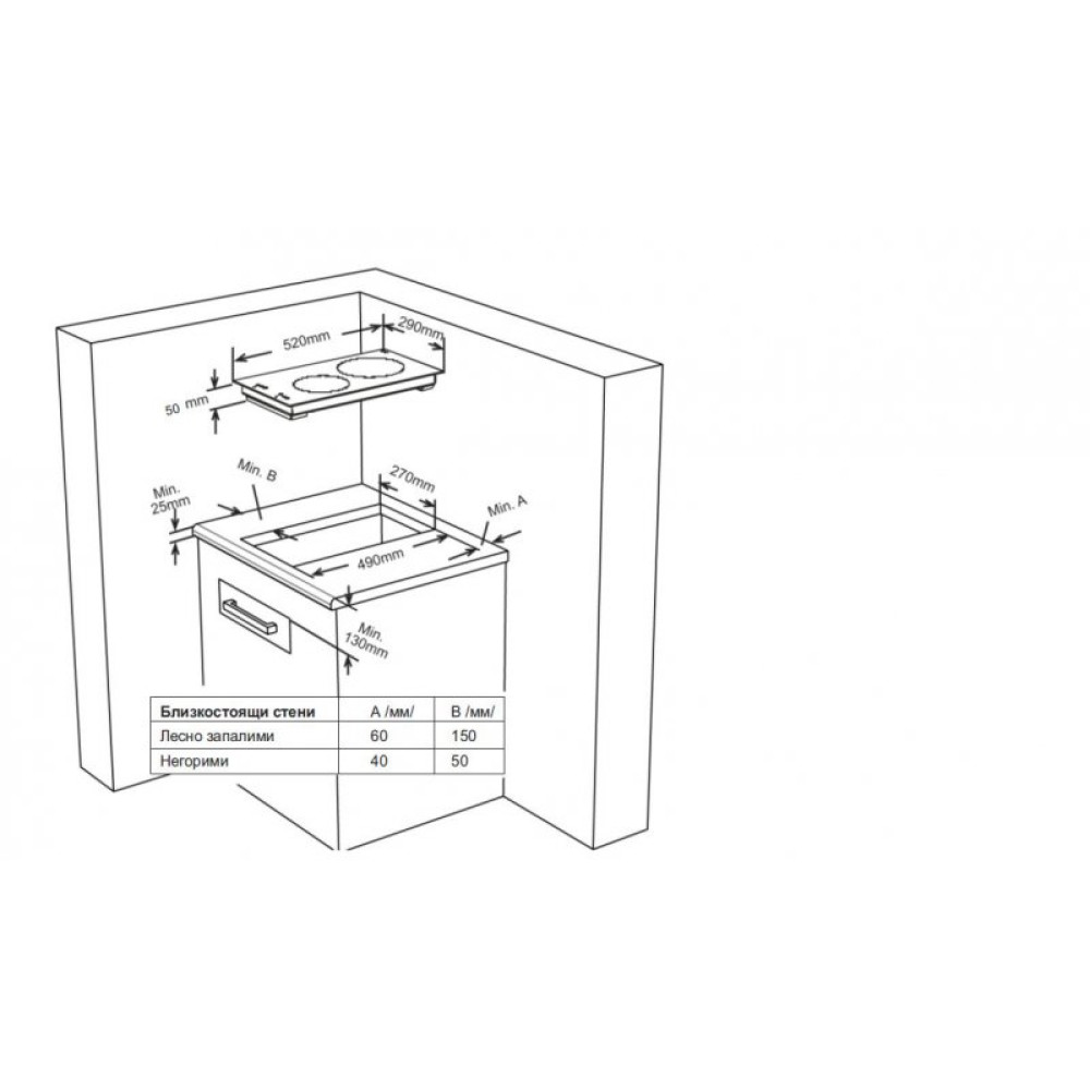 Eστία Εντοιχιζόμενη Κεραμική, FXVT 312D, Finlux