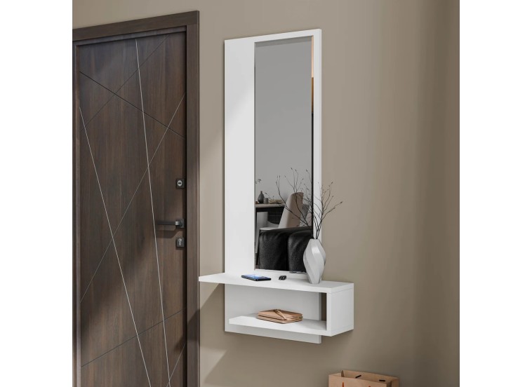 Καθρέφτης με ράφι Line 6001, 45x15x120 εκ. ,All4home