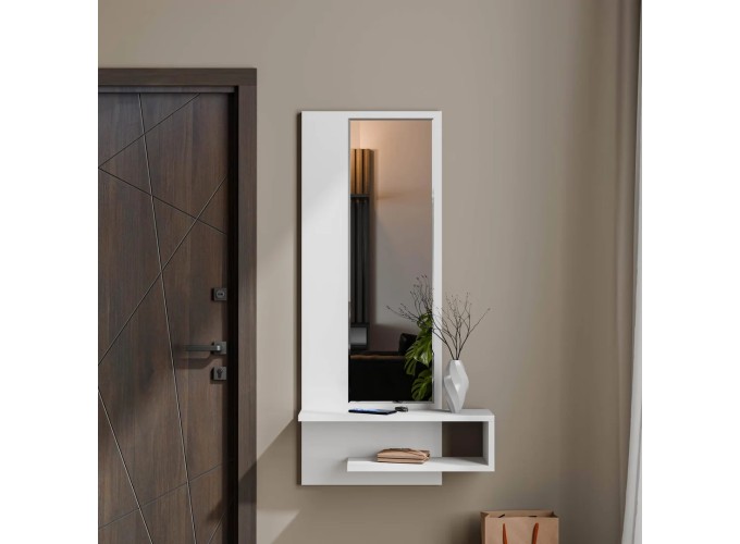 Καθρέφτης με ράφι Line 6001, 45x15x120 εκ. ,All4home