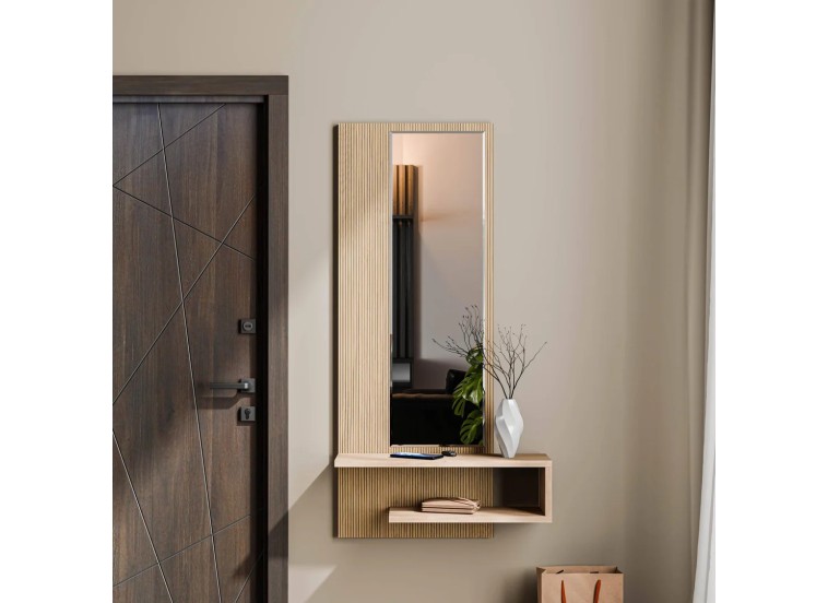 Καθρέφτης με ράφι Line 6003, 45x15x120 εκ. ,All4home