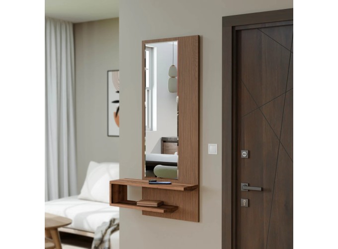 Καθρέφτης με ράφι Line 6004, 45x15x120 εκ. ,All4home