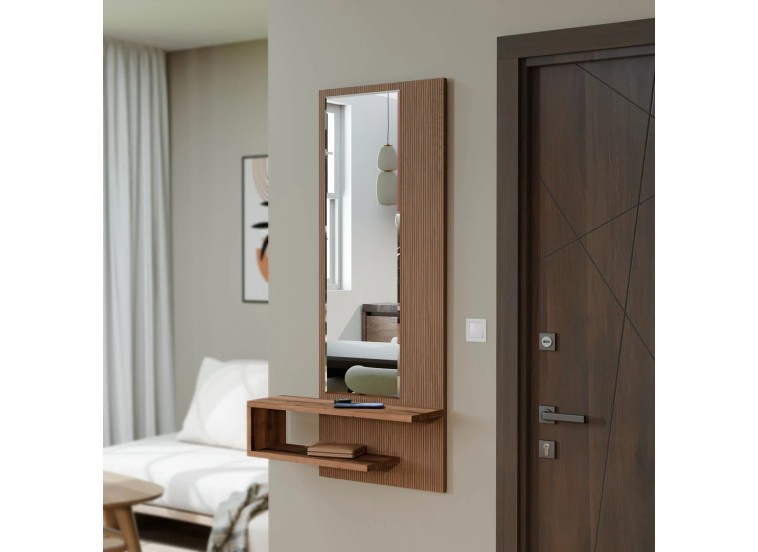 Καθρέφτης με ράφι Line 6004, 45x15x120 εκ. ,All4home