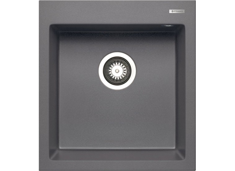 Ένθετος Νεροχύτης Istros 1B, 46x50cm, Iron Grey, 070044211, Pyramis Ένθετος Νεροχύτης Istros 1B, 46x50cm, Iron Grey, 070044211, Pyramis