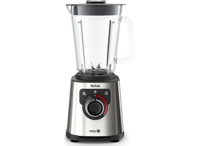 PERFECTMIX + Μπλέντερ για Smoothies με Γυάλινη Κανάτα ,BL871D31, 2lt 1200W Ασημί,Tefal