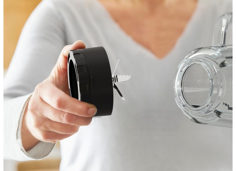 PERFECTMIX + Μπλέντερ για Smoothies με Γυάλινη Κανάτα ,BL871D31, 2lt 1200W Ασημί,Tefal