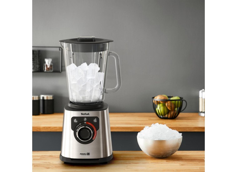 PERFECTMIX + Μπλέντερ για Smoothies με Γυάλινη Κανάτα ,BL871D31, 2lt 1200W Ασημί,Tefal