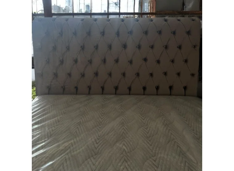 Κρεβάτι υφασμάτινο Kare baza, μπεζ Νο babyface 04, 160x200 εκ., All4home