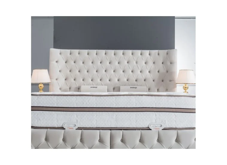 Κρεβάτι υφασμάτινο Lamore με αποθηκευτικό χώρο, 90x200 εκ., All4home