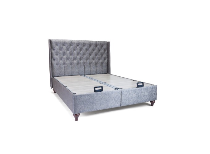 Κρεβάτι υφασμάτινο Kare baza, μπεζ Νο babyface 04, 160x200 εκ., κωδ. 2770000001, All4home