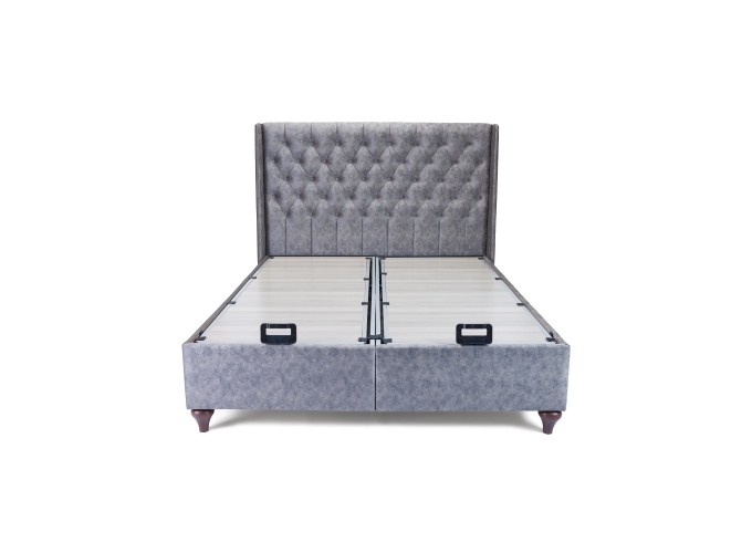 Κρεβάτι υφασμάτινο Kare baza, μπεζ Νο babyface 04, 160x200 εκ., κωδ. 2770000001, All4home