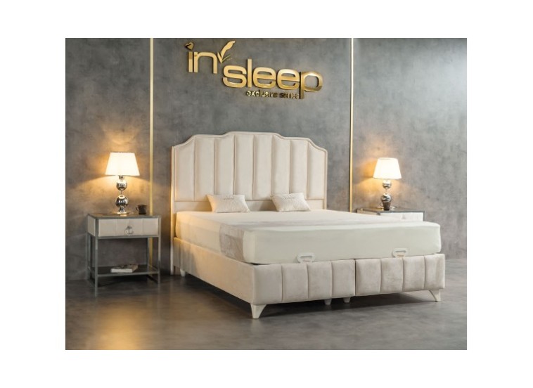 Κρεβάτι υφασμάτινο Marvel με αποθηκευτικό χώρο, 160x200 εκ., All4home