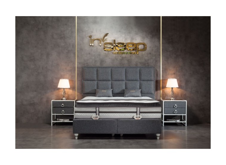 Κρεβάτι υφασμάτινο Vegas με αποθηκευτικό χώρο, 90x200 εκ., All4home