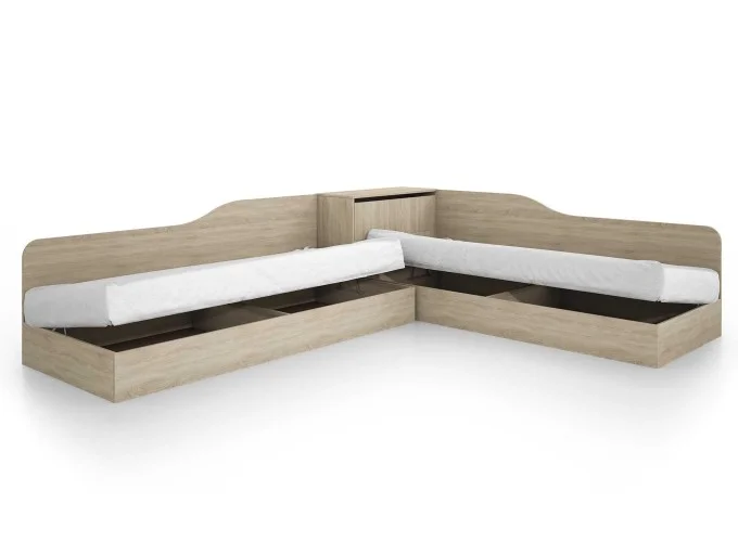 Κρεβάτι γωνιακό μπαούλο, Σόνομα, 1212001, Δώρο Μηχανισμός Ανύψωσης, 82/190, Genomax Κρεβάτι γωνιακό μπαούλο, Σόνομα, 1212001, Δώρο Μηχανισμός Ανύψωσης, 82/190, Genomax