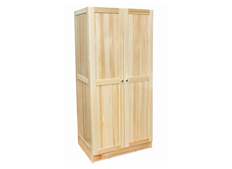 Ντουλάπα Δίφυλλη Μασίφ 2, 84/178/51εκ.,  Genomax