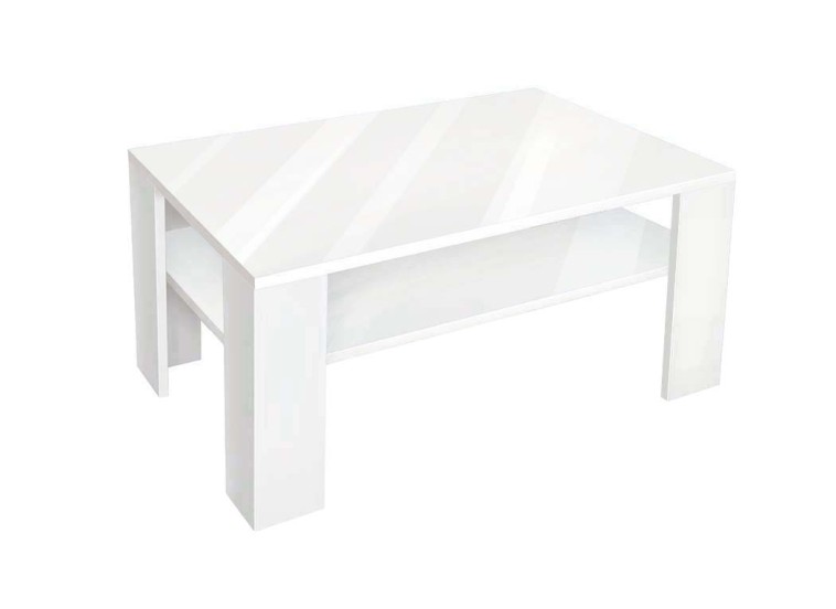 Τραπέζι σαλονιού Medeia White, 100/51/50, Genomax | All4home Τραπέζι σαλονιού Medeia White, 100/51/50, Genomax