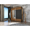 Ντουλάπα Kafe, 200x60x210 εκ, Genomax