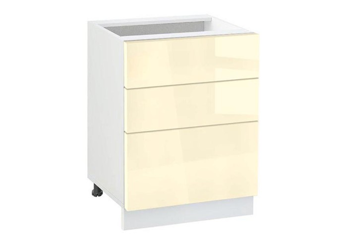Ντουλάπι Κουζίνας επιδαπέδιο 60εκ., Νο 603  Ivory, κωδ.1220000002 , Genomax 