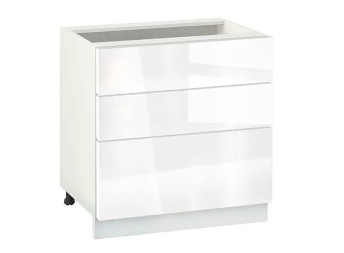 Ντουλάπι Κουζίνας επιδαπέδιο 80εκ., Νο 803  Alba Gloss, κωδ. 1229920584, Genomax 