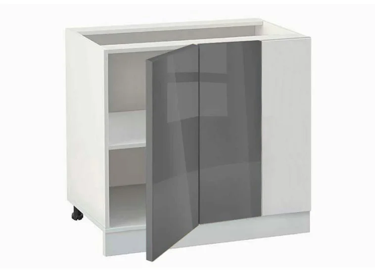 Ντουλάπι κουζίνας επιδαπέδιο γωνιακό 100εκ. Antracit, No 1001 MDF, κωδ. 1219922628, Genomax