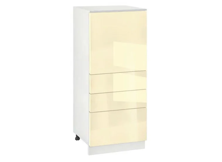 Ντουλάπι Κουζίνας επιδαπέδιο 60εκ., Νο 600K Ivory, κωδ.1219922649 , Genomax