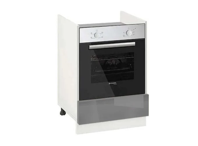 Ντουλάπι Κουζίνας επιδαπέδιο για εντοιχιζόμενη κουζίνα 60εκ., No 601F Antracit, κωδ.1219922638 Genomax