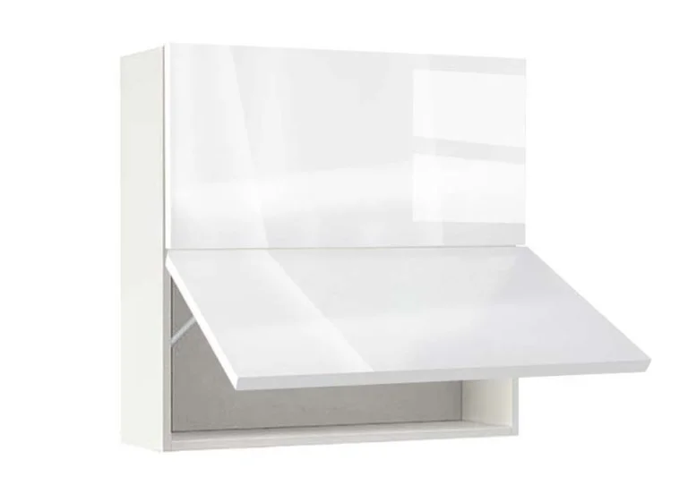 Ντουλάπι Κουζίνας κρεμαστό 80εκ., Νο 80 G Alba Gloss, κωδ.1219922686 , Genomax