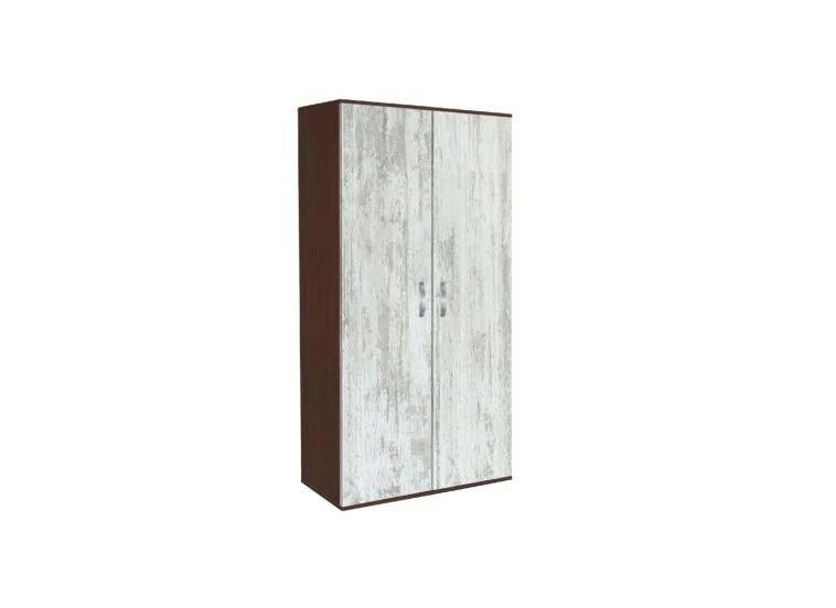 Ντουλάπα Δίφυλλη  AVA 2 Βέγγε/Crystal, 78x185x50εκ. Genomax