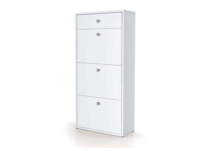 Παπουτσοθήκη 321 Λευκή, 28x67x139, Genomax