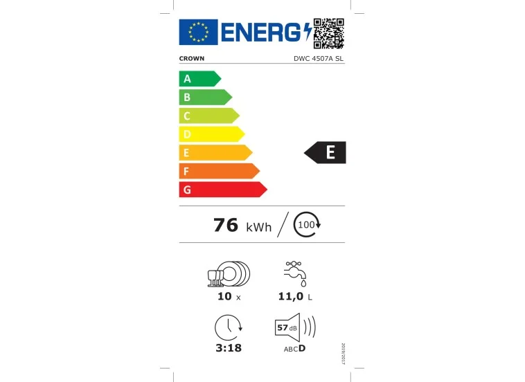 Πλυντήριο πιάτων, DWC 4507ASL, E, Crown | All4home Πλυντήριο πιάτων, DWC 4507ASL, E, Crown