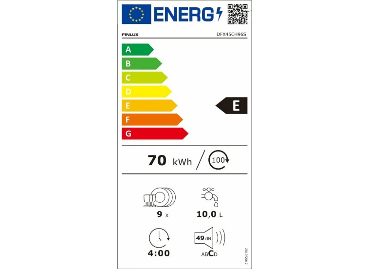 Πλυντήριο Πιάτων Ελεύθερο, DFX45CH96S, 45x60x85εκ., Finlux Πλυντήριο Πιάτων Ελεύθερο, DFX45CH96S, 45x60x85εκ., Finlux