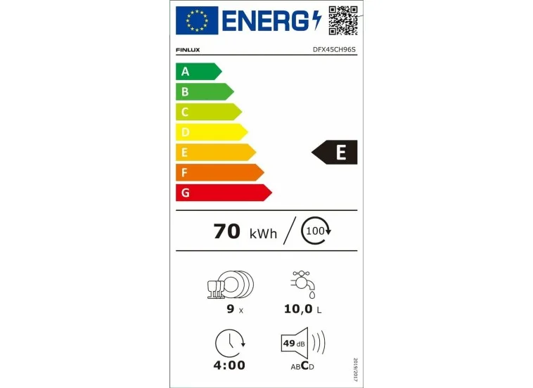 Πλυντήριο Πιάτων Ελεύθερο, DFX45CH96S, 45x60x85εκ., Finlux Πλυντήριο Πιάτων Ελεύθερο, DFX45CH96S, 45x60x85εκ., Finlux
