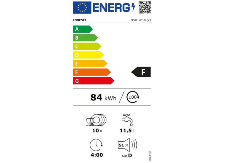 Πλυντήριο πιάτων Εντοιχιζόμενο, DSIE 2B10, Indesit | All4home Πλυντήριο πιάτων Εντοιχιζόμενο, DSIE 2B10, Indesit