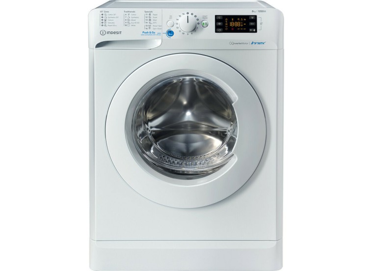 Πλυντήριο ρούχων, BWE 81284X W EE N, Indesit | All4home Πλυντήριο ρούχων, BWE 81284X W EE N, Indesit