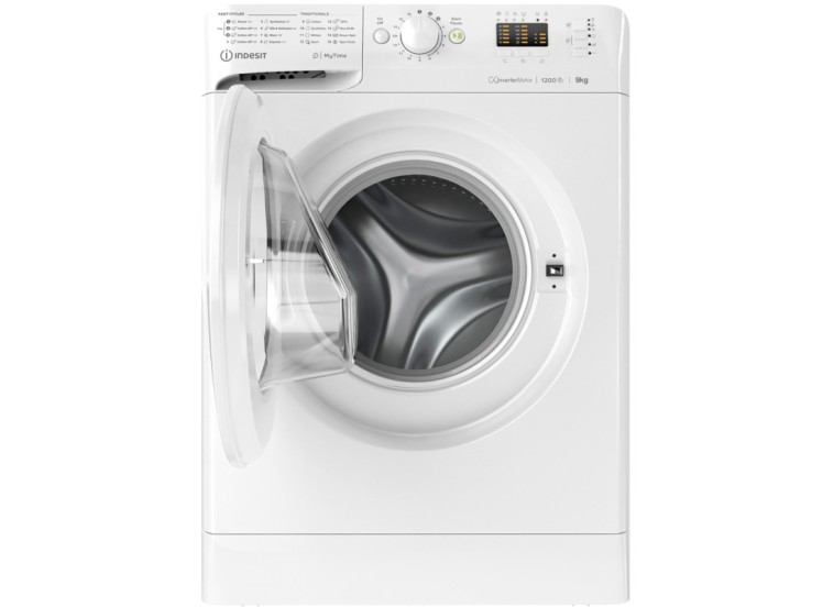 Πλυντήριο ρούχων 9 kg, MTWA 91283 W EE, 1200rpm, D, Indesit | All4home Πλυντήριο ρούχων 9 kg, MTWA 91283 W EE, 1200rpm, D, Indesit