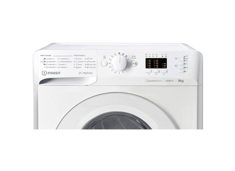 Πλυντήριο ρούχων 9 kg, MTWA 91283 W EE, 1200rpm, D, Indesit | All4home Πλυντήριο ρούχων 9 kg, MTWA 91283 W EE, 1200rpm, D, Indesit