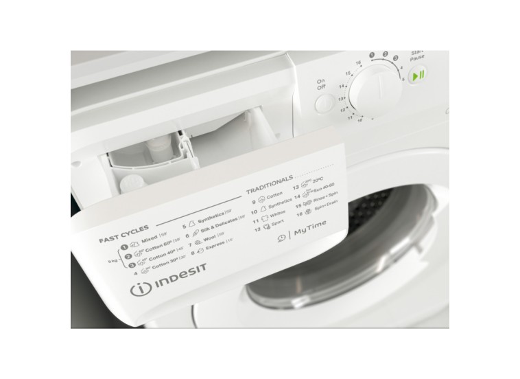 Πλυντήριο ρούχων 9 kg, MTWA 91283 W EE, 1200rpm, D, Indesit | All4home Πλυντήριο ρούχων 9 kg, MTWA 91283 W EE, 1200rpm, D, Indesit